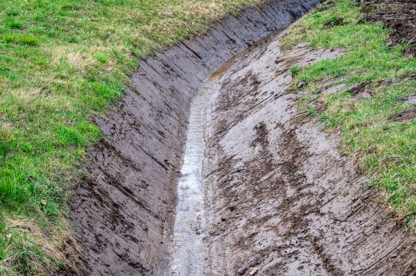 Drainage Ditch Repair in Petaluma