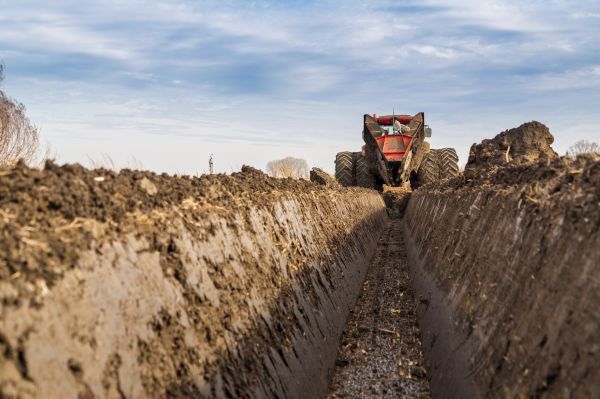 Drainage Trench Repair in Petaluma
