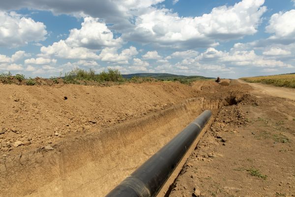 Gas Line Trenching in Petaluma