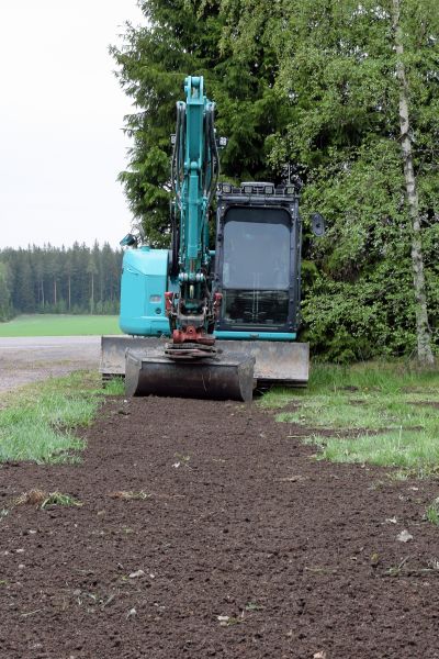 Backhoe Grading in Petaluma