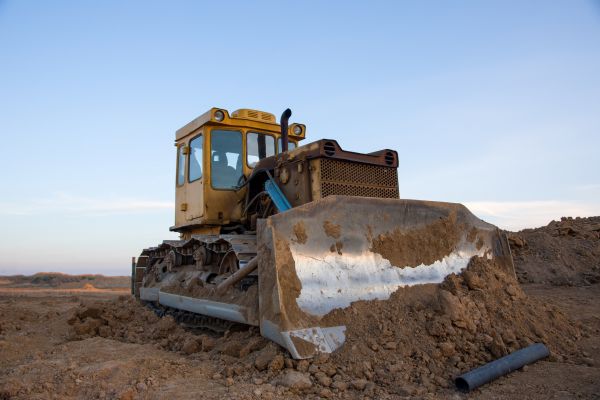Bulldozer Land Grading in Petaluma