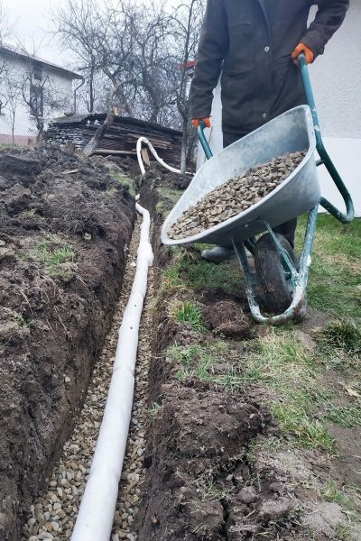 Drain Trenching in Petaluma