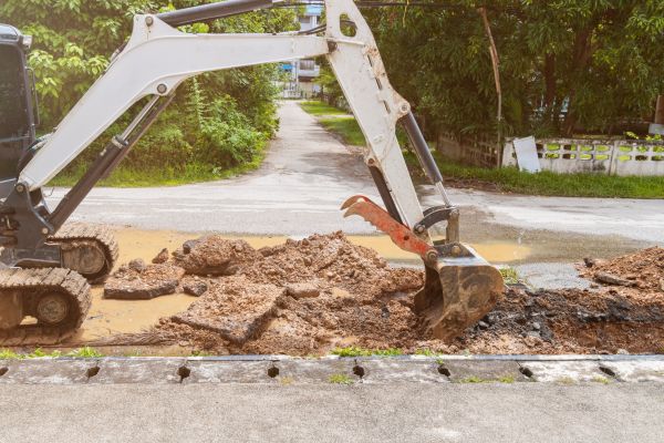 Cost of Water Line Excavation in Petaluma