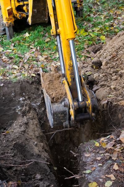 Sewer Tank Excavation in Petaluma