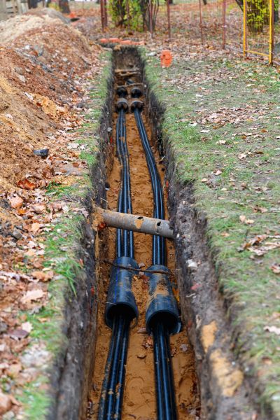 Electrical Line Excavation in Petaluma